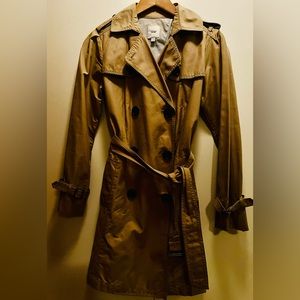 GAP Trench Coat Long Sleeves tie belt at waist